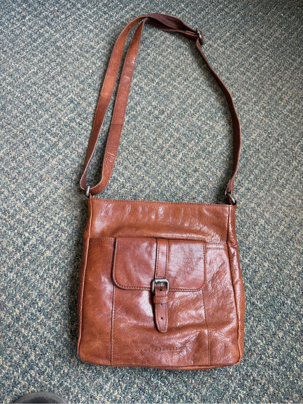 Spikes and Sparrow Leather Crossbody Bag